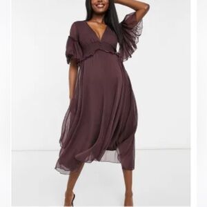 ASOS maternity midi dress